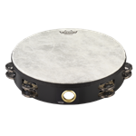 Remo TA521070 10" Black REMO Tamb. Double Row Jingles