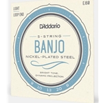 EJ60 D'Addario 5-String Light Banjo Strings