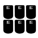 BGA10S BG Small Black Mpc Cushions (6/pk)