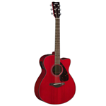 FSX800CRR Yamaha A/E Ruby Red Gtr; Small Body
