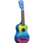 Amati DDUK10 Amahi Wavy Rainbow Soprano Ukelele