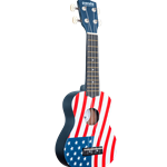 Amati PANDA1 American Flag Soprano Uke;  Panda