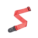 D'Addario 50SB01 50MM Seat Belt Strap; Red