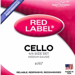 SS6107 Red Label Super Sens. Cello Str Set