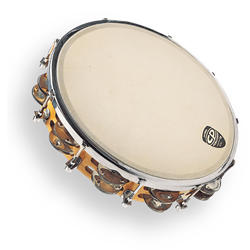 Latin Perc. CP391 10" Tunable Tambourine; Double Row