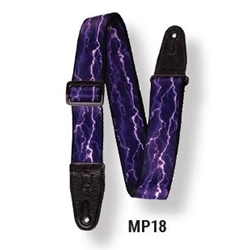 MP18 Levy's Purple Lightning Guitar Strap