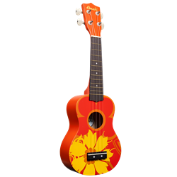 DDUK5 Amati Orange Flower Soprano Ukelele