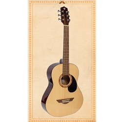 LGR75S Jimenez 3/4 Guitar, steel strings, 
w/bag