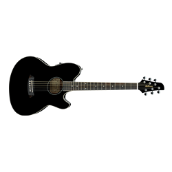 TCY10EBK Ibanez Black A/E Guitar; Talman