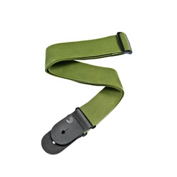 D'Addario PWS107 50MM Poly Gtr Strap; Green