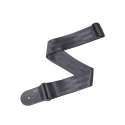 D'Addario 50SB00 50MM Seat Belt Strap; Black