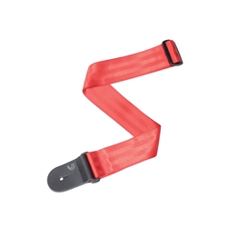 D'Addario 50SB01 50MM Seat Belt Strap; Red