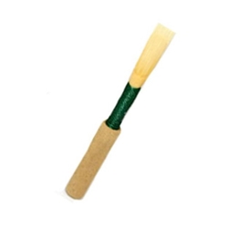 emerald Oboe reeds - wood, green string/wrap