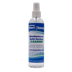 Superslick SSSTS8 Steri-Spray Mouthpiece Disinfectant - 8 oz.